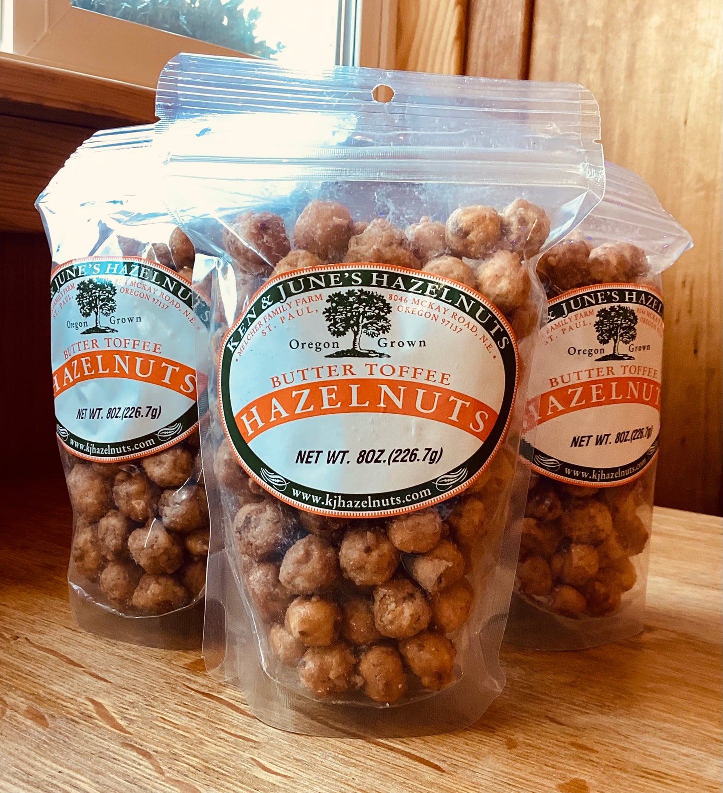 Ken & June’s Butter Toffee Hazelnuts