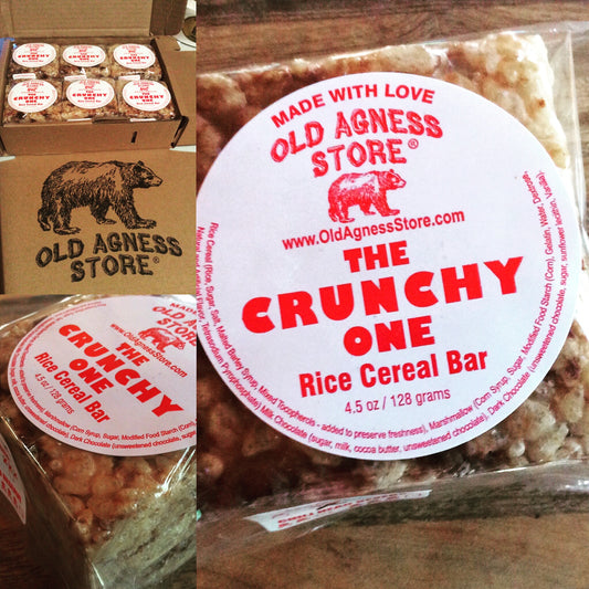 THE CRUNCHY ONE! RICE CEREAL TREAT with CHOCOLATE
