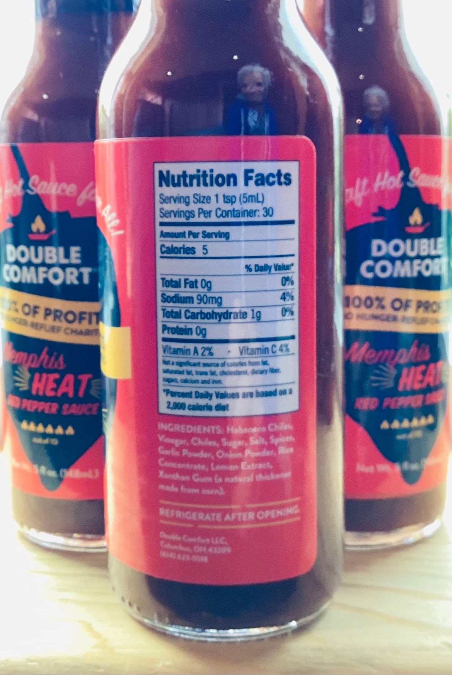 Double Comfort Memphis Heat Red Pepper Sauce