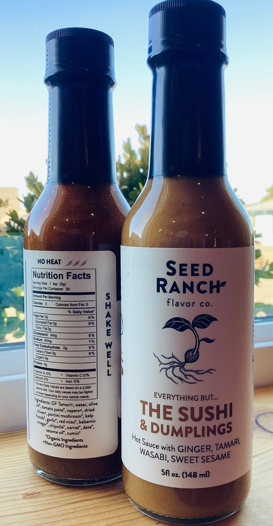 Seed Ranch Flavor's THE SUSHI & Dumplings Hot Sauce 5 oz