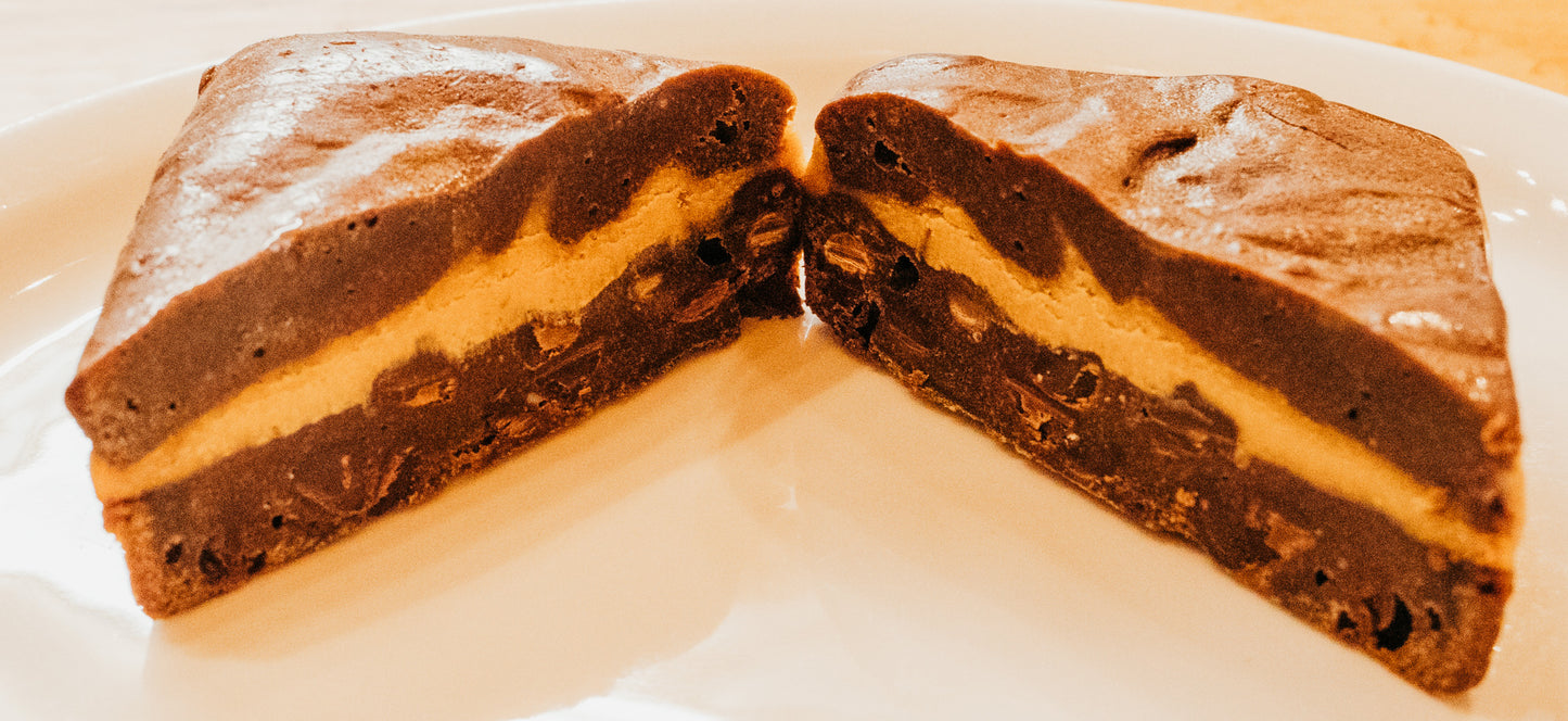 The Peanut Butter One! CHOCOLATE BROWNIE with PEANUT BUTTER!